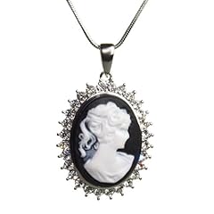 Pammyj silvertone cameo for sale  Delivered anywhere in USA 