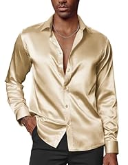 Satin hemd herren gebraucht kaufen  Wird an jeden Ort in Deutschland