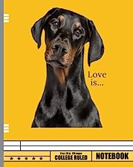 Love doberman notebook for sale  Delivered anywhere in UK