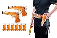 Pistol shotglasses decanter for sale  Delivered anywhere in USA 