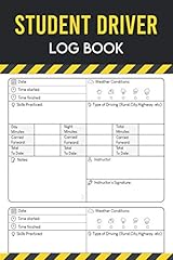 Student driver log for sale  Delivered anywhere in USA 