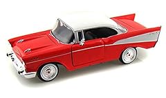 MOTORMAX 73228 1957 57 Chevy BEL AIR Hard TOP 1/24 DIECAST RED ,#G14E6GE4R-GE 4-TEW6W207215 for sale  Delivered anywhere in Canada