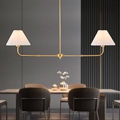 Gold linear chandelier for sale  Delivered anywhere in USA 