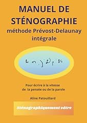 stenographie methode prevost delaunay d'occasion  Livré partout en France