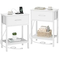Vagusicc white nightstand for sale  Delivered anywhere in USA 