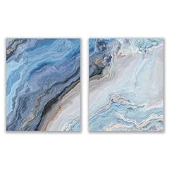 Blue Agate Prints - Set of 2 (8x10) Unframed Glossy for sale  Delivered anywhere in Canada
