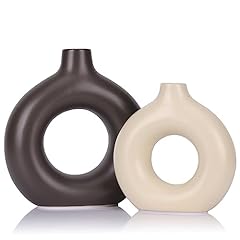 Brown cream ceramic for sale  Delivered anywhere in USA 