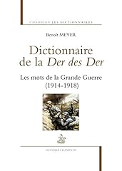 Dictionnaire der der d'occasion  Livré partout en France