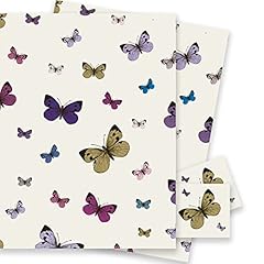Butterfly wrapping paper for sale  Delivered anywhere in UK