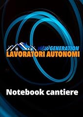 Notebook cantiere lavoratori usato  Spedito ovunque in Italia 