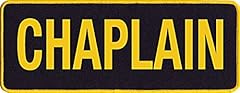 Chaplain back patch for sale  Delivered anywhere in USA 