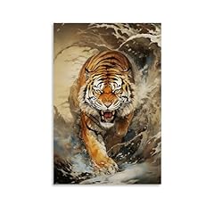 Animal poster tiger for sale  Delivered anywhere in USA 