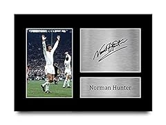 Usato, HWC Trading Immagine autografata stampata in formato A4 Norman Hunter Leeds United per tifosi e tifosi di calcio usato  Spedito ovunque in Italia 