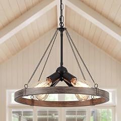 Wagon wheel chandeliers for sale  Delivered anywhere in UK