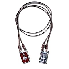 Brown scapular necklace for sale  Delivered anywhere in USA 