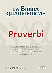 Bibbia quadriforme. proverbi. usato  Spedito ovunque in Italia 