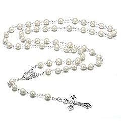 Catholic pearl beads for sale  Delivered anywhere in USA 