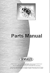 Parts manual john for sale  Delivered anywhere in USA 