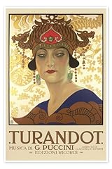 Turandot poster leopoldo usato  Spedito ovunque in Italia 