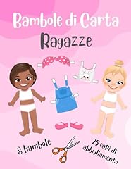 Bambole carta ragazze usato  Spedito ovunque in Italia 