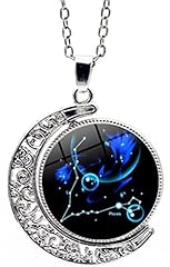Deqiyiji zodiac necklace for sale  Delivered anywhere in USA 