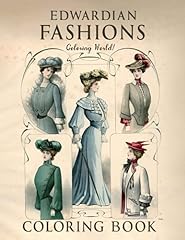 Edwardian fashions coloring for sale  Delivered anywhere in UK