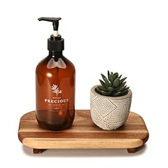 Acacia wood pedestal for sale  Delivered anywhere in USA 