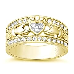 Muuyon claddagh moissanite for sale  Delivered anywhere in USA 