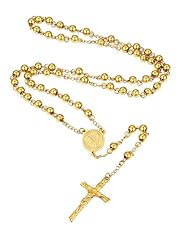 Supcare gold rosary for sale  Delivered anywhere in UK