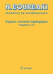 Espaces vectoriels topologique d'occasion  Livré partout en Belgiqu