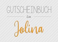 Gutscheinbuch jolina blanko gebraucht kaufen  Wird an jeden Ort in Deutschland