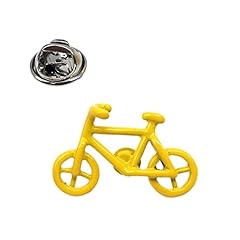 Yellow bicycle lapel for sale  Delivered anywhere in UK