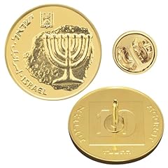 Israeli coin pin for sale  Delivered anywhere in USA 