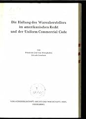 Haftung warenherstellers ameri gebraucht kaufen  Wird an jeden Ort in Deutschland
