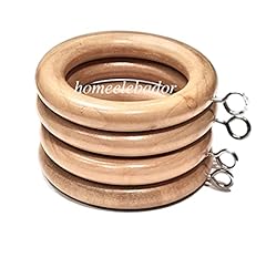 Wooden curtain rings for sale  Delivered anywhere in UK