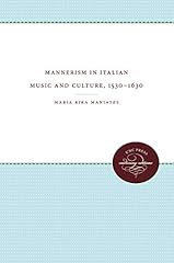 Mannerism italian music d'occasion  Livré partout en France