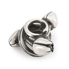 Trollbeads silver tulip for sale  Delivered anywhere in USA 