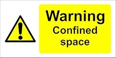 Warning confined space for sale  Delivered anywhere in UK