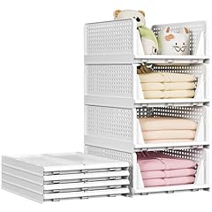 Stackable plastic storage for sale  Delivered anywhere in USA 