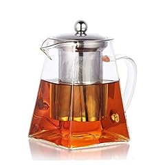 PluieSoleil Square Glass Teapot with Infuser, 700 ml, used for sale  Delivered anywhere in UK