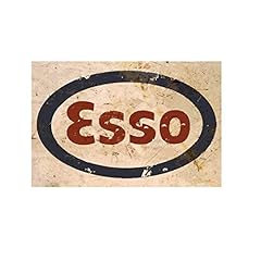 Targa latta esso usato  Spedito ovunque in Italia 