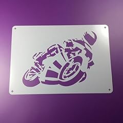 Schablone motorrad rennfahrer gebraucht kaufen  Wird an jeden Ort in Deutschland