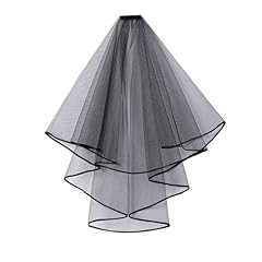 Wedding veil black for sale  Delivered anywhere in UK