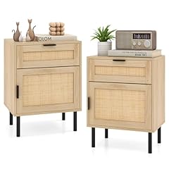 Costway rattan bedside for sale  Delivered anywhere in UK