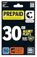 Congstar prepaid allnet gebraucht kaufen  Wird an jeden Ort in Deutschland