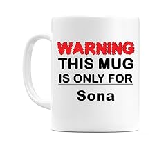 Wedomugs warning mug for sale  Delivered anywhere in Ireland