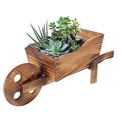 Wooden cart flower for sale  Delivered anywhere in USA 