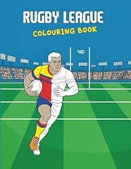 Rugby league colouring for sale  Delivered anywhere in UK