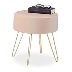 Relaxdays sgabello pouf usato  Spedito ovunque in Italia 