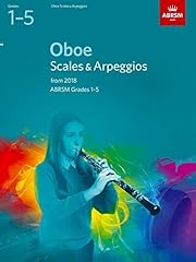 Oboe scales arpeggios for sale  Delivered anywhere in UK